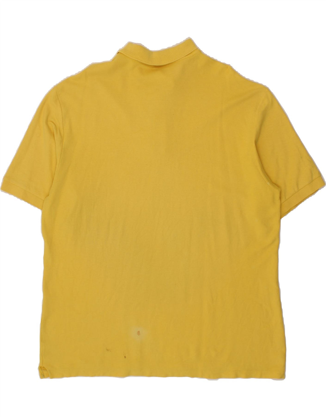 FILA Mens Polo Shirt IT 56 2XL Yellow Vintage Fila and Second-Hand Fila from Messina Hembry 