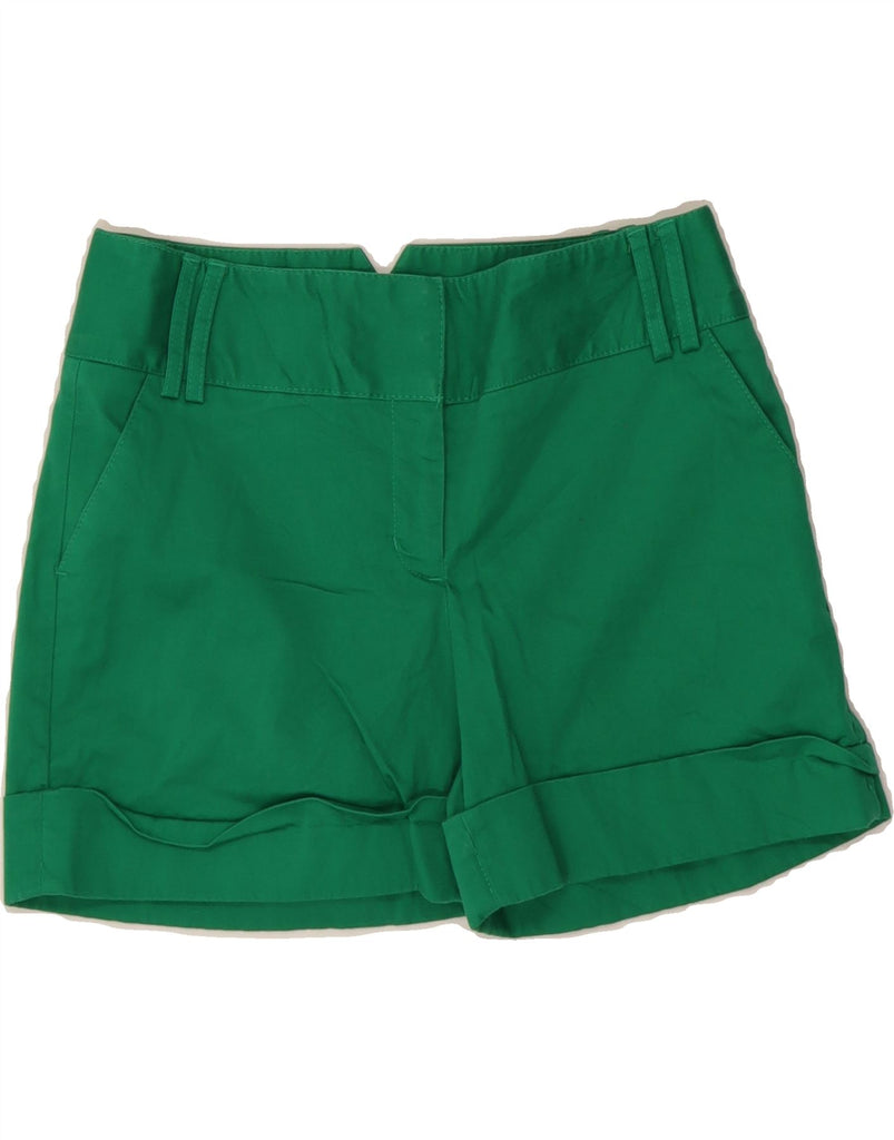 EXPRESS Womens High Waist Chino Shorts US 00 2XS W28 Green Cotton Vintage Express and Second-Hand Express from Messina Hembry 