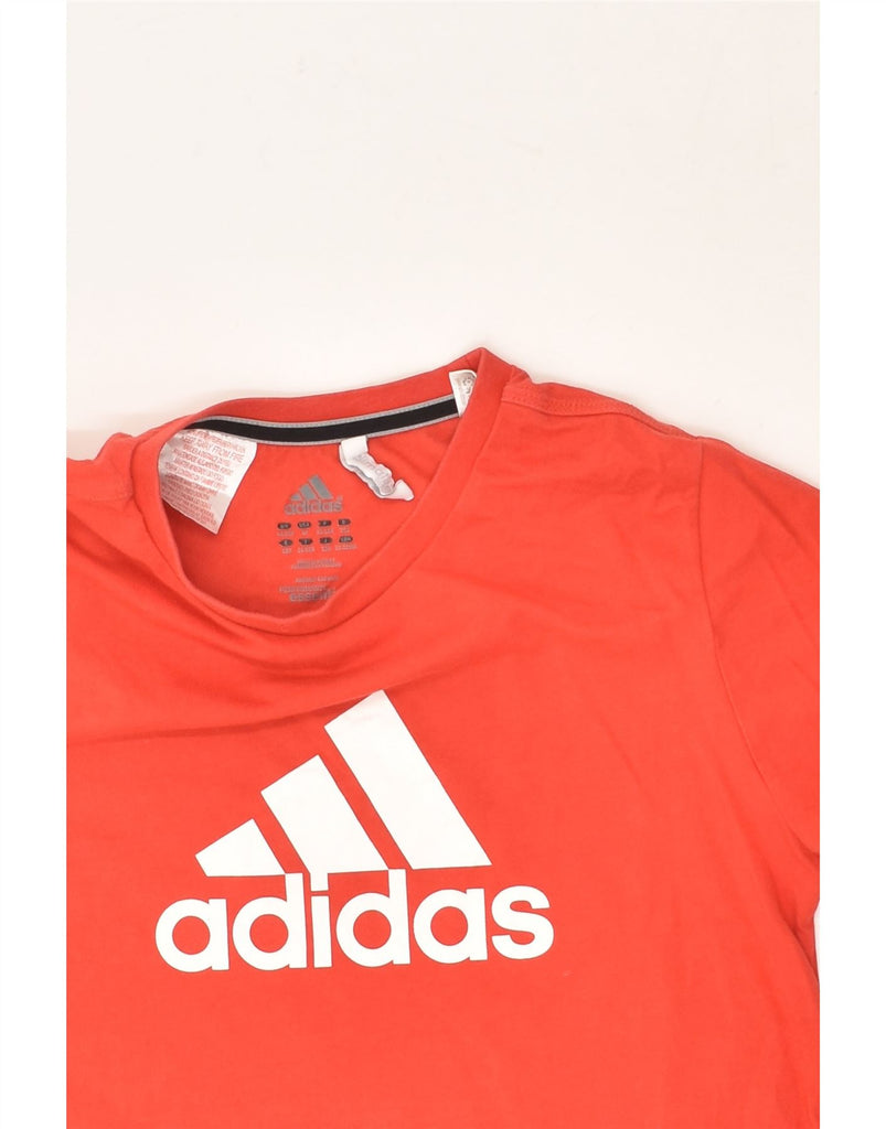 ADIDAS Boys Graphic T-Shirt Top 11-12 Years Red Cotton | Vintage Adidas | Thrift | Second-Hand Adidas | Used Clothing | Messina Hembry 