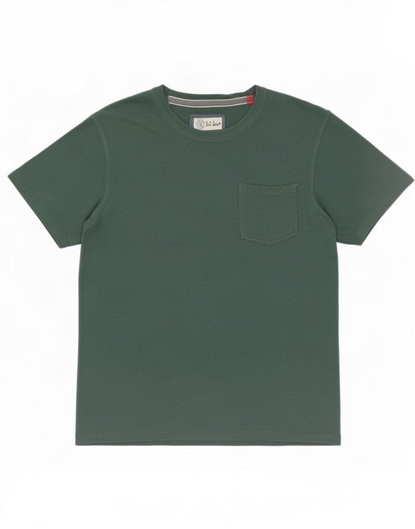 Fat Face Mens T-Shirt Top Large Green Cotton