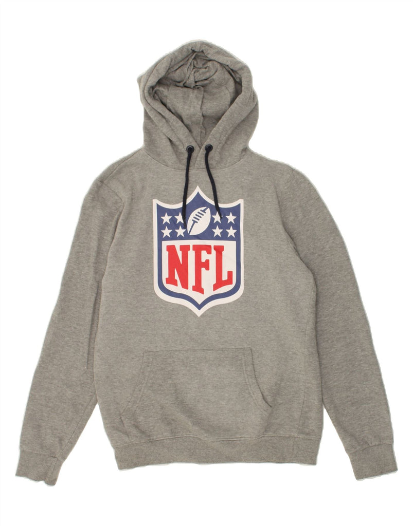 NFL Mens Graphic Hoodie Jumper Small Grey Cotton | Vintage NFL | Thrift | Second-Hand NFL | Used Clothing | Messina Hembry 