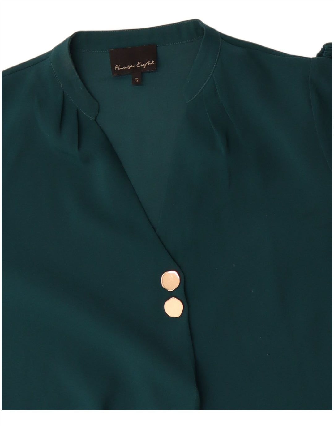 PHASE EIGHT Womens Oversized 3/4 Sleeve Blouse Top UK 18 XL  Green