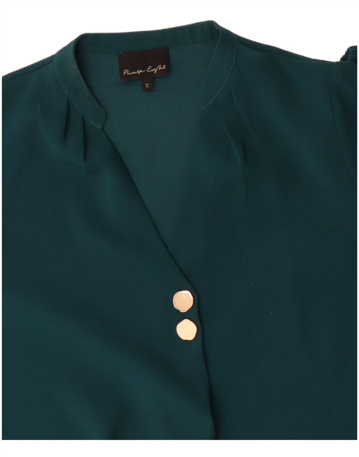 PHASE EIGHT Womens Oversized 3/4 Sleeve Blouse Top UK 18 XL  Green