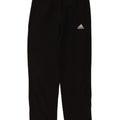 Adidas Boys Tracksuit Trousers 11-12 Years Black Polyester