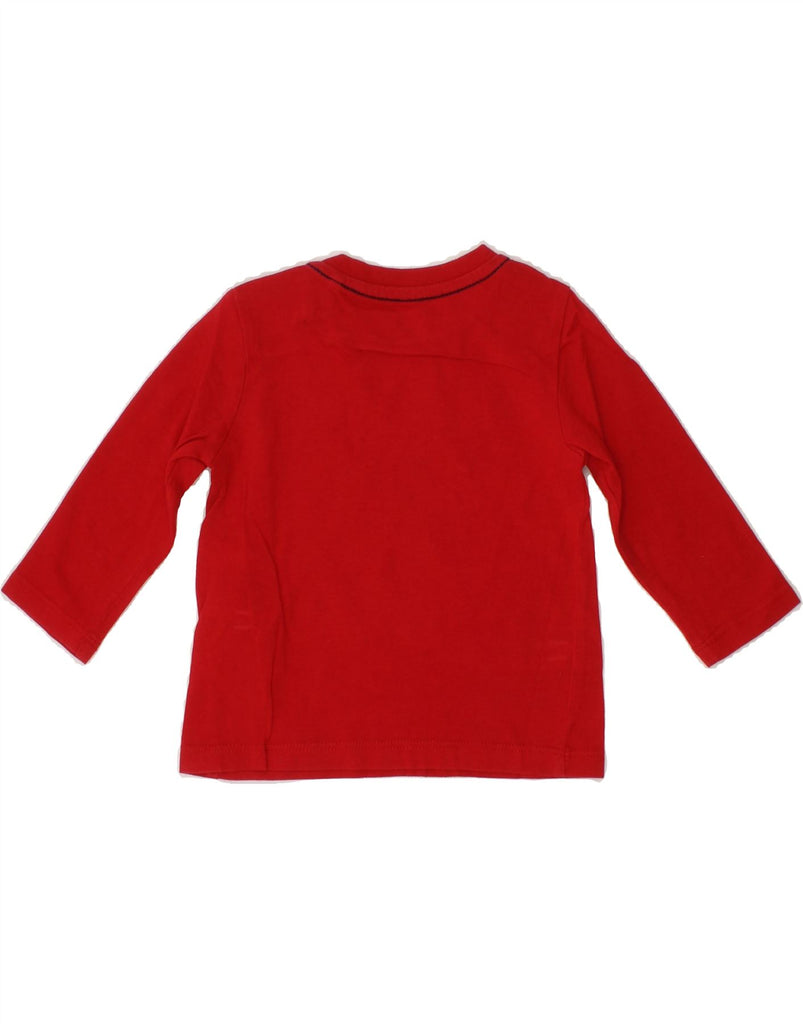 GUESS Baby Girls Graphic Top Long Sleeve 3-6 Months Red Cotton Vintage Guess and Second-Hand Guess from Messina Hembry 
