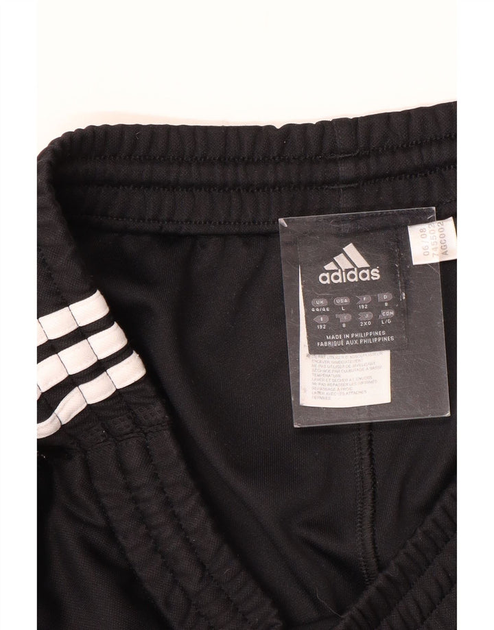 Adidas Mens Tracksuit Trousers UK 44/46 Large  Black Polyester