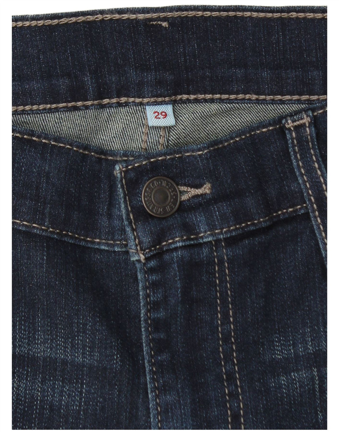 LEVI'S Womens Denim Shorts W29 Medium  Navy Blue Cotton