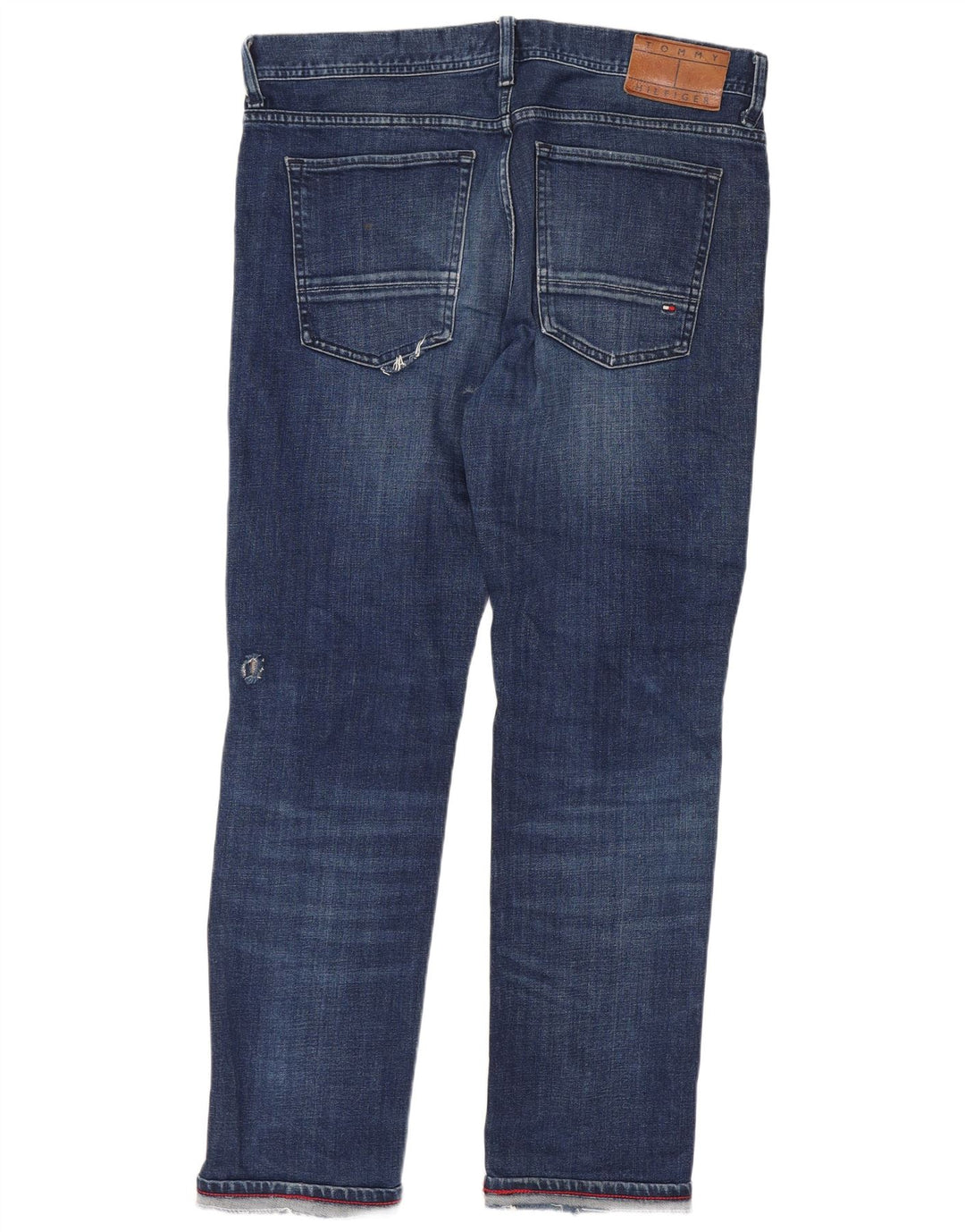 Tommy Hilfiger Womens Bleecker Slim Jeans W13 L28 Blue Cotton