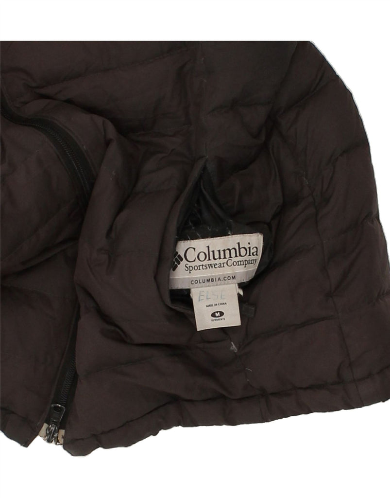 COLUMBIA Womens Hooded Padded Reversible Jacket UK 14 Medium Black | Vintage Columbia | Thrift | Second-Hand Columbia | Used Clothing | Messina Hembry 