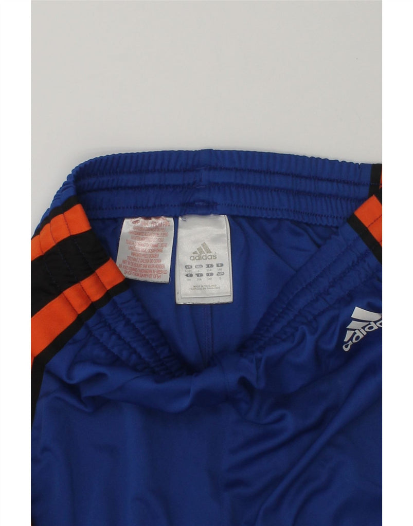 ADIDAS Boys Sport Shorts 9-10 Years Blue Polyester | Vintage Adidas | Thrift | Second-Hand Adidas | Used Clothing | Messina Hembry 