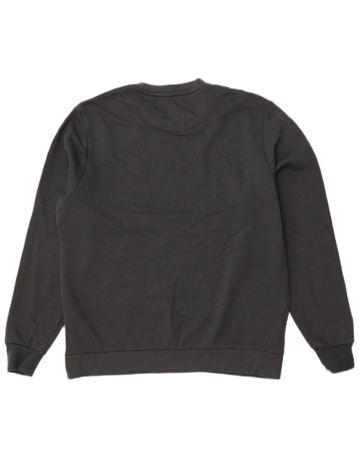 JACK & JONES Mens Sweatshirt Jumper Large Grey Cotton