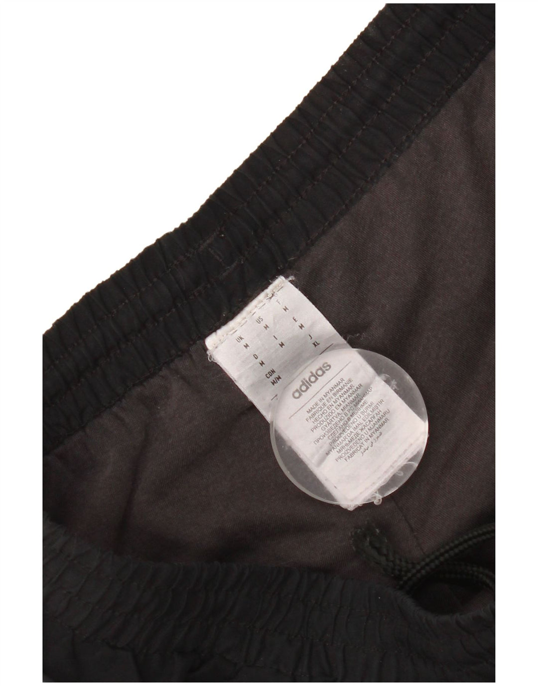 Adidas Mens Tracksuit Trousers Joggers Medium Black Colourblock Polyester