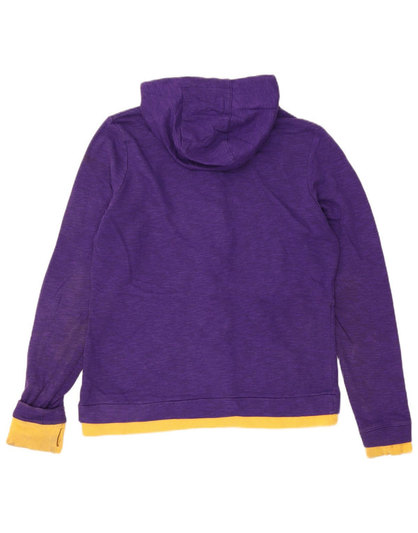 Majestic Mens Minnesota Vikings Zip Hoodie Sweater Large Purple Colourblock