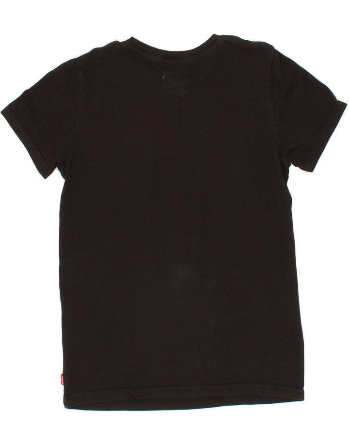 LEVI'S Boys Graphic T-Shirt Top 13-14 Years Black Cotton Vintage Levi's and Second-Hand Levi's from Messina Hembry 