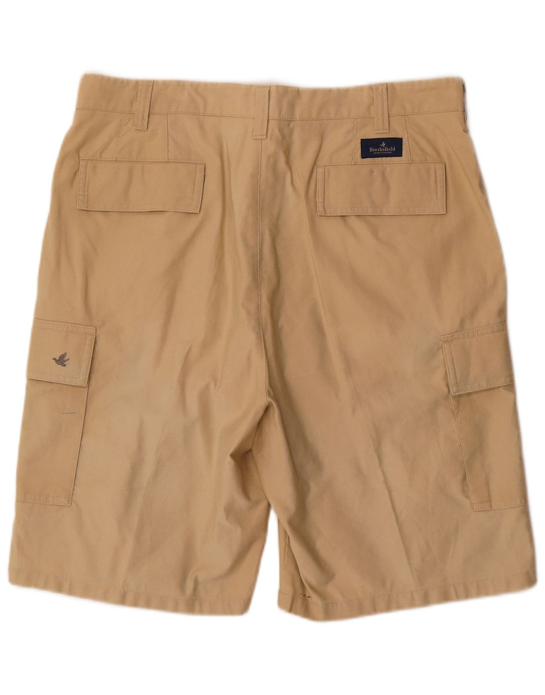 Brooksfield Mens Cargo Shorts IT 52 XL W38  Beige Cotton