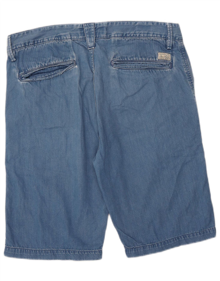 Scotch & Soda Mens Denim Shorts W32 Medium Blue Cotton