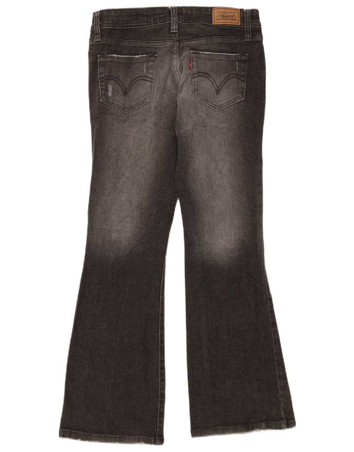 Levi's Womens 518 Super Low Bootcut Jeans US 3 Small W30 L29 Grey Cotton
