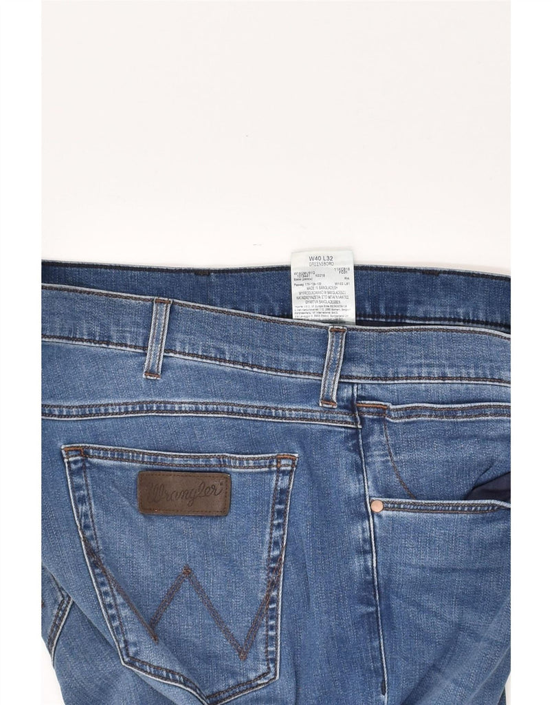 WRANGLER Mens Greensboro Slim Jeans W40 L32  Blue Cotton Vintage Wrangler and Second-Hand Wrangler from Messina Hembry 