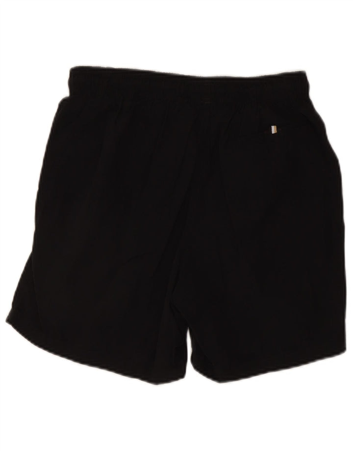 Hugo Boss Mens Graphic Swimming Shorts Small Black Polyamide
