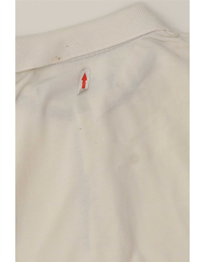 Jeckerson Mens Polo Shirt XS White Cotton
