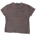 Superdry Mens T-Shirt Top XL Grey Flecked Cotton