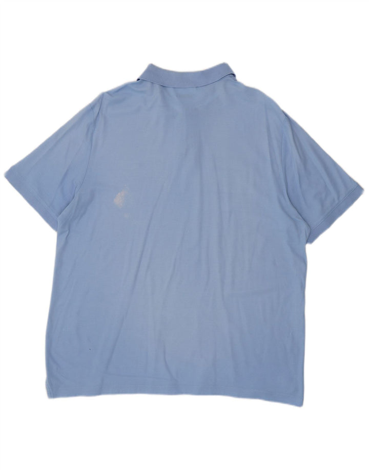 Calvin Klein Mens Slim Fit Polo Shirt 2XL Blue