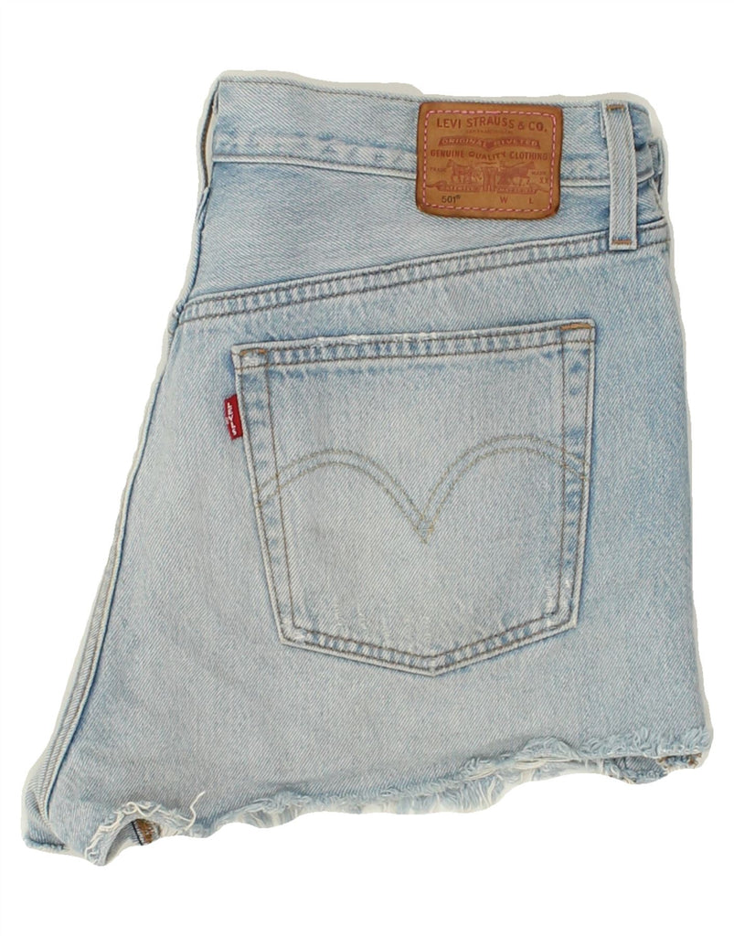 LEVI'S Womens 501 Denim Shorts W30 Medium Blue Cotton | Vintage Levi's | Thrift | Second-Hand Levi's | Used Clothing | Messina Hembry 