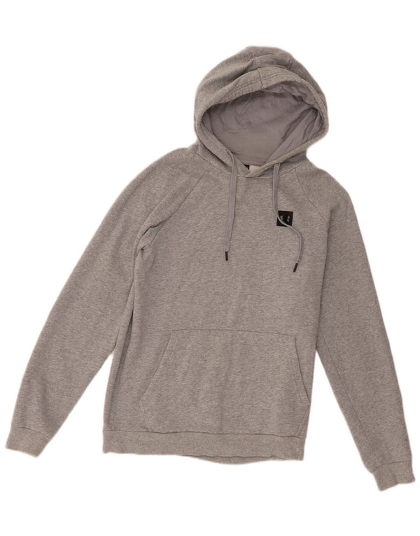 Under Armour Mens Hoodie Jumper Small Grey Flecked Cotton