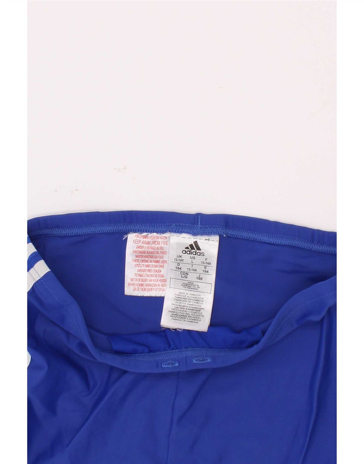 Adidas Boys Swimming Shorts 13-14 Years Blue Polyester