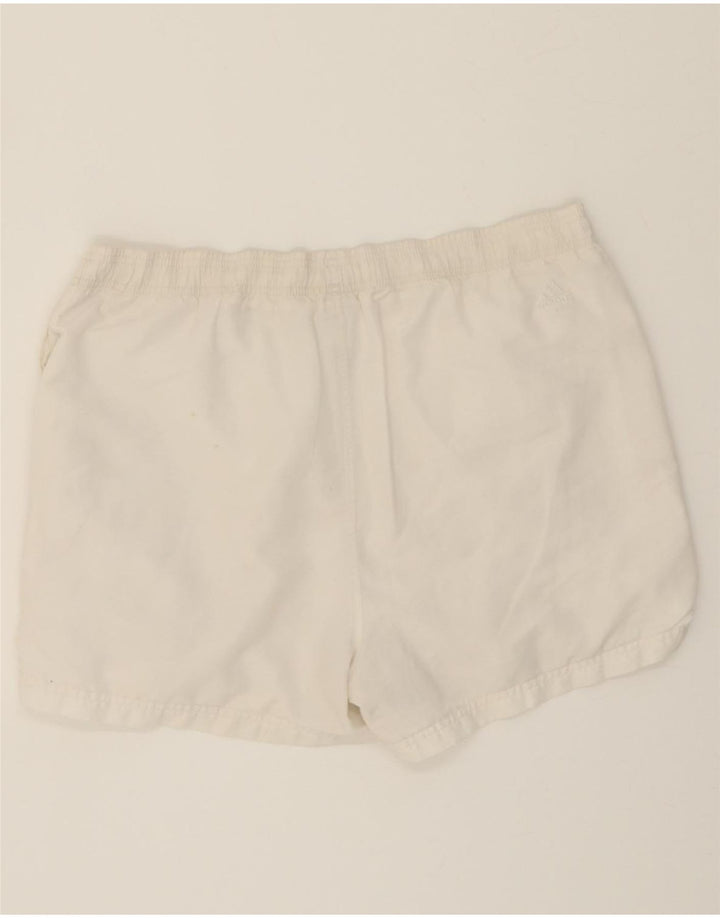ADIDAS Mens Sport Shorts Large White Polyester Vintage Adidas and Second-Hand Adidas from Messina Hembry 