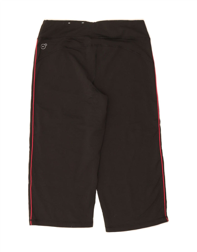 PUMA Womens Capri Tracksuit Trousers UK 10 Small Black Polyester Vintage Puma and Second-Hand Puma from Messina Hembry 