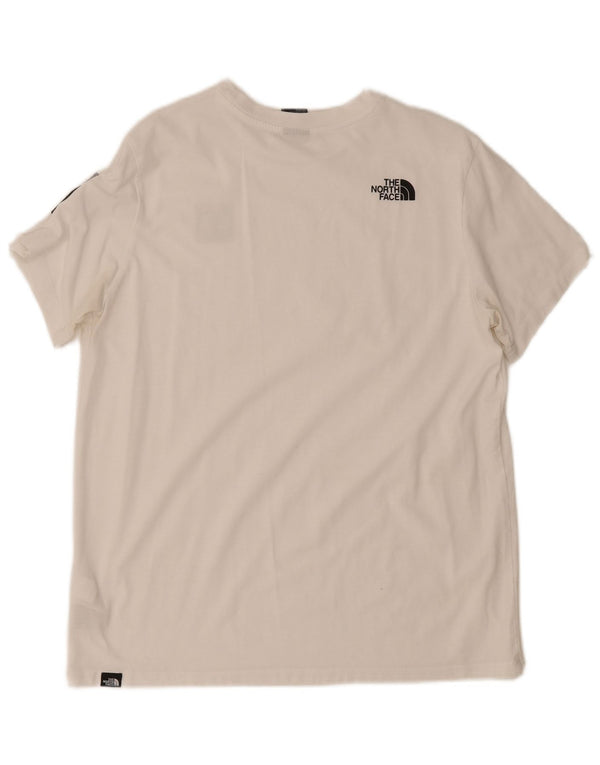 The North Face Mens Graphic T-Shirt Top Large White Cotton