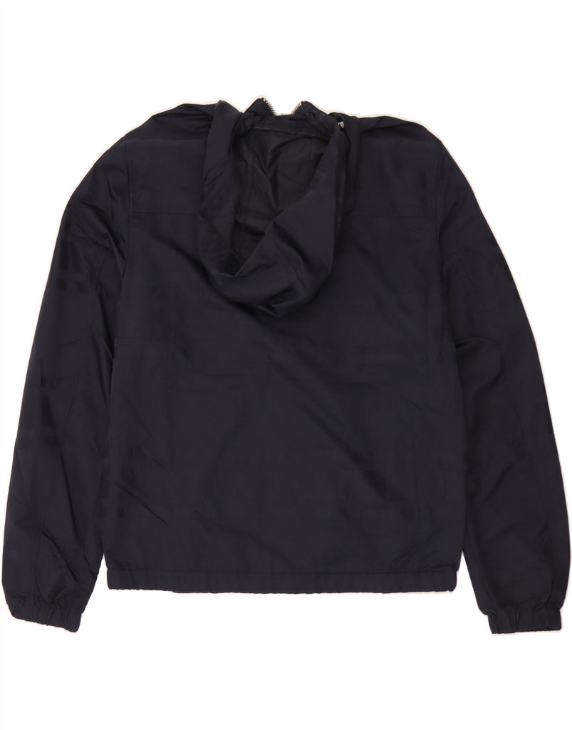 MICHAEL KORS Mens Hooded Windbreaker Jacket UK 36 Small Navy Blue Nylon Vintage Michael Kors and Second-Hand Michael Kors from Messina Hembry 