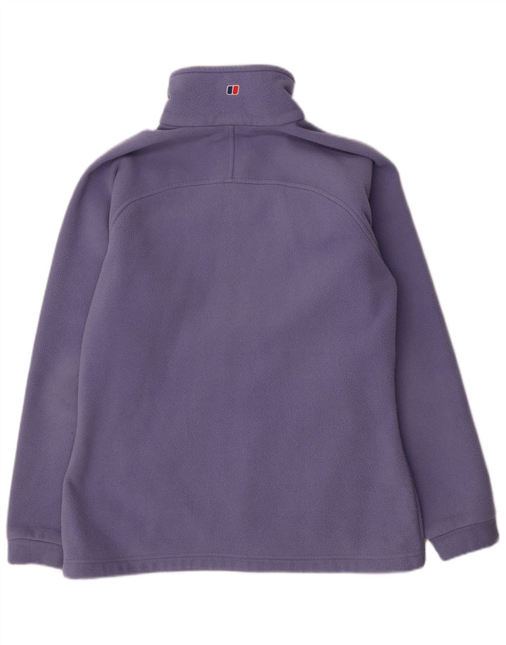 Berghaus Womens Fleece Jacket UK 14 Large Purple Polyester