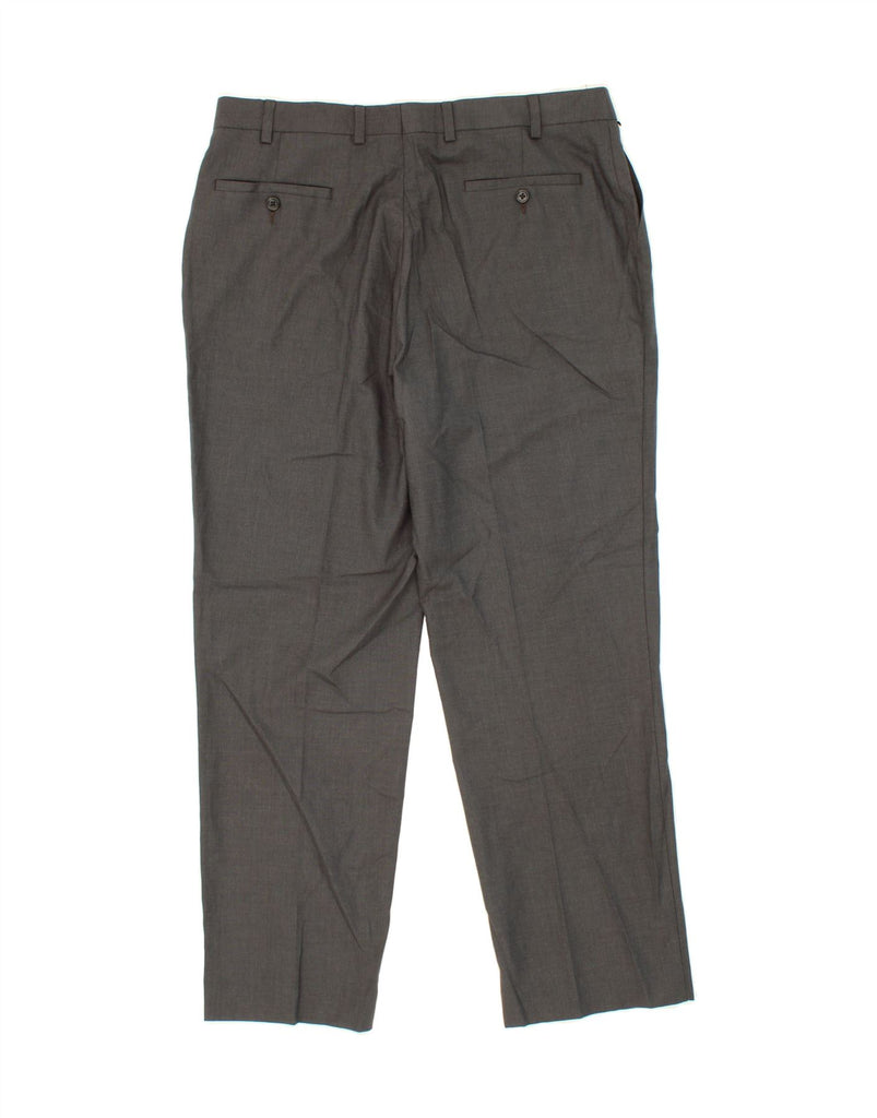 MICHAEL KORS Mens Slim Suit Trousers W36 L29 Grey Polyester Vintage Michael Kors and Second-Hand Michael Kors from Messina Hembry 