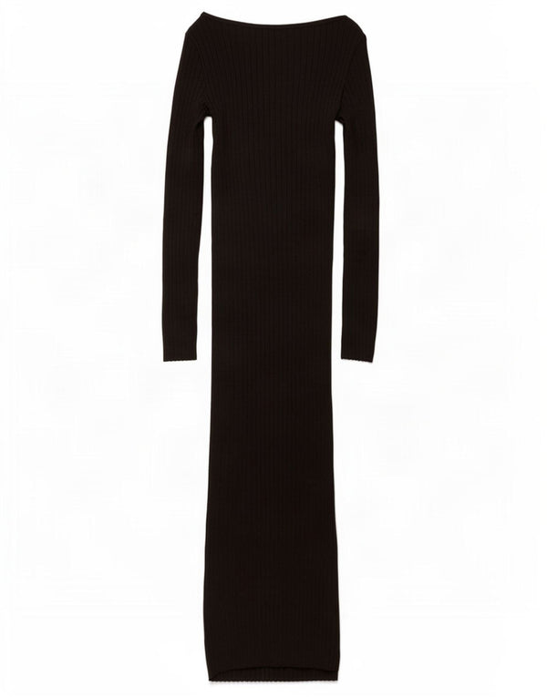 Zara Womens Bodycon Dress UK 8 Small Black Cotton