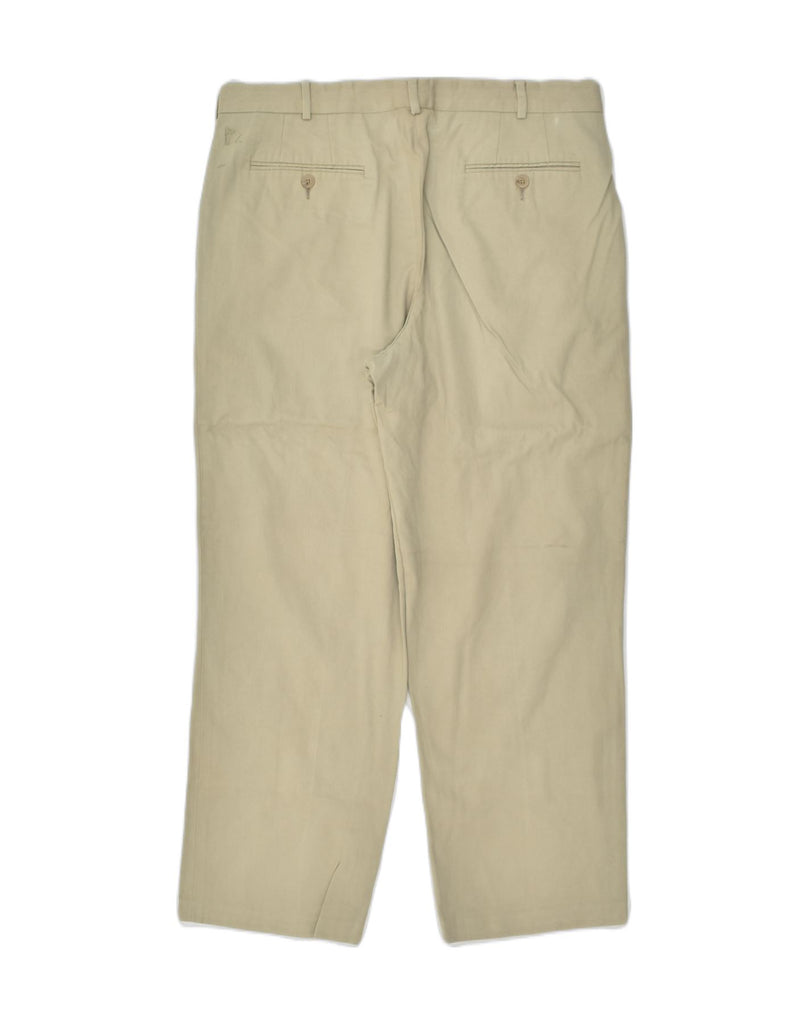 J. CREW Mens Straight Chino Trousers W33 L27  Khaki Cotton | Vintage J. Crew | Thrift | Second-Hand J. Crew | Used Clothing | Messina Hembry 