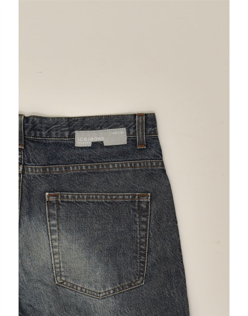 ICEBERG Mens Straight Jeans W30 L30 Blue Cotton | Vintage Iceberg | Thrift | Second-Hand Iceberg | Used Clothing | Messina Hembry 