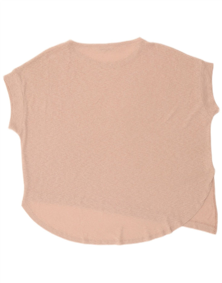Zara Womens Oversized Blouse Top Medium Pink