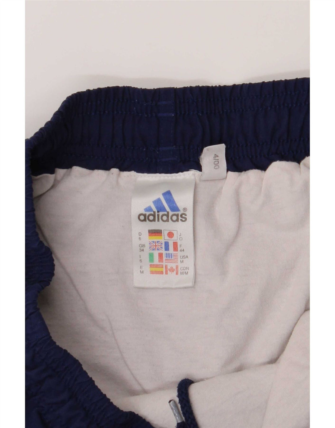 Adidas Mens Sport Shorts Large Navy Blue Polyester