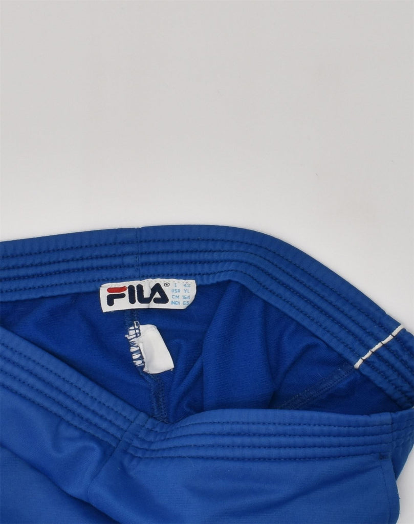 FILA Boys Tracksuit Trousers 15-16 Years Blue Polyester | Vintage Fila | Thrift | Second-Hand Fila | Used Clothing | Messina Hembry 