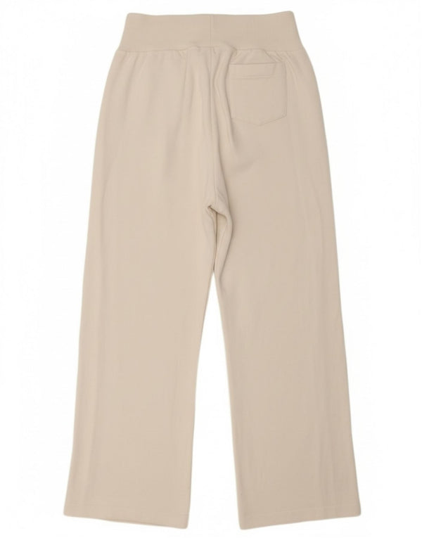 Puma Womens Tracksuit Trousers UK 14 Large White Cotton