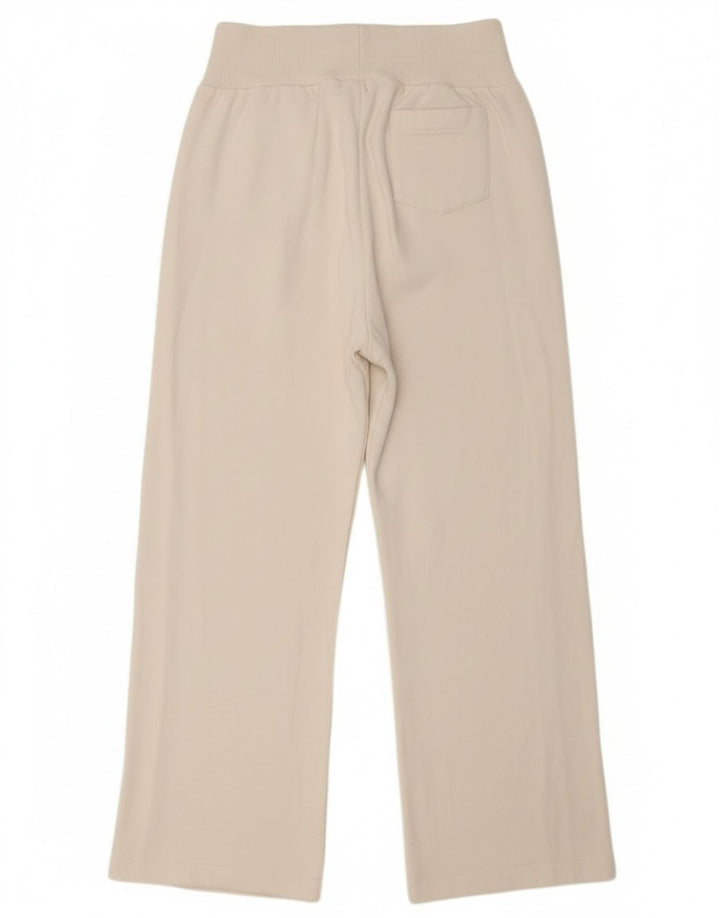 Puma Womens Tracksuit Trousers UK 14 Large White Cotton
