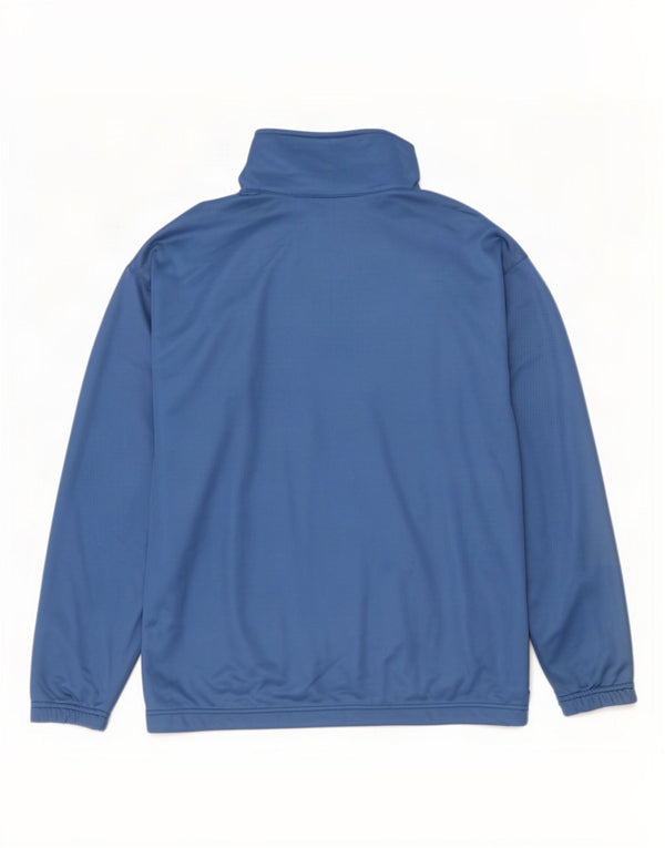 Asics Mens Tracksuit Top Jacket Large Blue