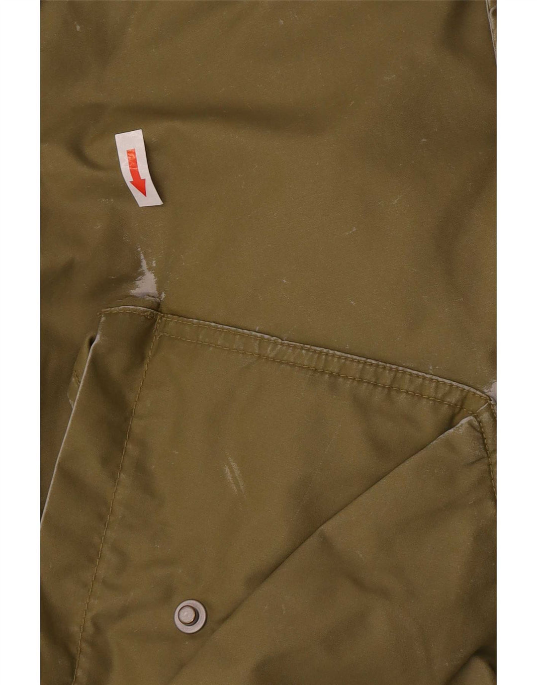 Diesel Boys Graphic Hooded Bomber Jacket 13-14 Years XL Khaki Polyamide