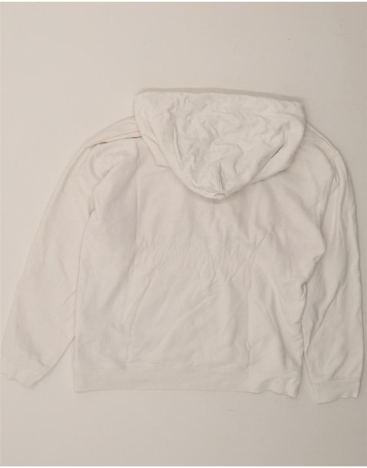 LEVI'S Mens Graphic Hoodie Jumper Small White Colourblock Cotton Vintage Levi's and Second-Hand Levi's from Messina Hembry 