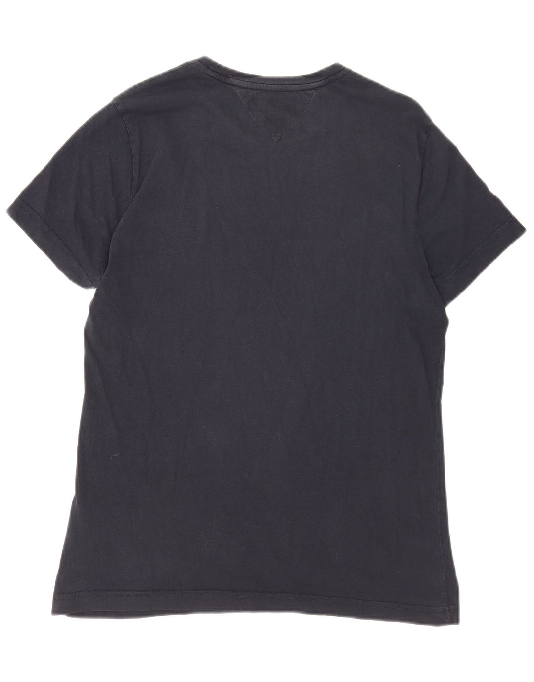 Tommy Hilfiger Mens Graphic T-Shirt Top Medium Navy Blue Cotton