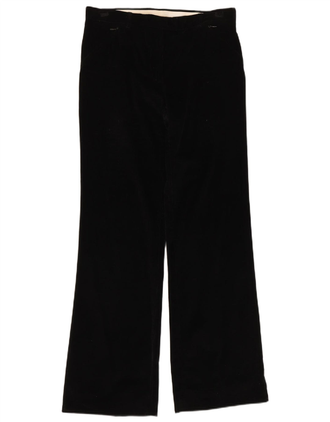 Max Mara Womens Weekend Bootcut Corduroy Trousers UK 10 Small W30 L32 Black