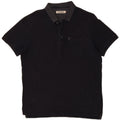 BEN SHERMAN Mens Polo Shirt Large Navy Blue Cotton