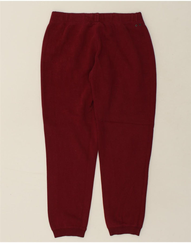 CONVERSE Womens Graphic Tracksuit Trousers Joggers UK 14 Medium Burgundy | Vintage Converse | Thrift | Second-Hand Converse | Used Clothing | Messina Hembry 